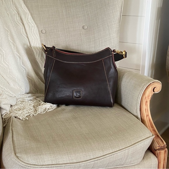 Dooney & Bourke Dark Brown Shoulder Bag - Picture 2 of 3